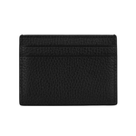 BALLY Ribbon 黑白條紋牛皮4卡卡片夾/名片夾 / 黑色, , large