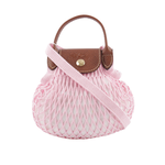 LONGCHAMP XS號 LE PLIAGE FILET 二用漁網包/粉色, , large