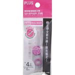 PLUS普樂士 智慧型滾輪修正帶替帶(多款)粉色, , large