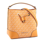 Michael Kors Mercer 塗層帆布束繩設計小款水桶包/蜂蜜黃, , large