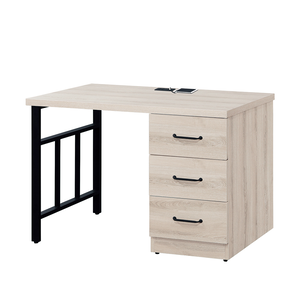 【唯熙傢俱】艾妲橡木白4尺書桌