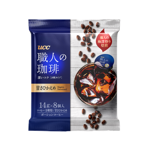 UCC職人珈琲濃縮球-低糖 14g X8