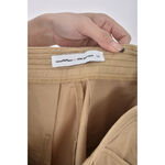 (L) mini matters高腰丹寧牛仔質感棕色長褲二手衣, , large