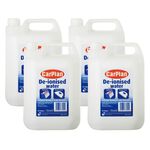 【4罐去離子水組合】 英國CarPlan 去離子水 5L 實驗用水 補充水箱水 補充電瓶水 去離子水, , large