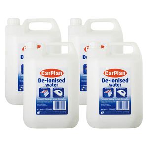 【4罐去離子水組合】 英國CarPlan 去離子水 5L 實驗用水 補充水箱水 補充電瓶水 去離子水