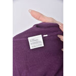 (S) 微高領紫色長袖上衣二手衣, , large