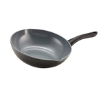 【Buffalo牛頭牌】小牛石英陶瓷不沾平圓炒鍋26cm(雙導角/不含PFOA,PFAS/塑化劑檢測通過/瓦斯爐.IH爐適用), , large