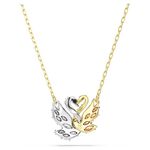 SWAROVSKI 施華洛世奇 Swan 雙天鵝 愛與美水晶項鍊(5714934), , large