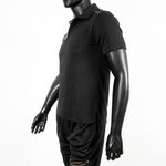 Asics 男 Polo衫 短袖 上衣 運動 休閒 吸濕 快乾 透氣 反光 亞瑟士 黑 [2033B516-001], , large