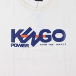 KINGO-大尺碼-男款 圓領T恤-米白-413112, , large