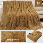 【多利寶寢具】Indian_麻花塔夫絨多用途羊羔毯-棕, , large