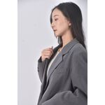 (S) 西裝灰色外套二手衣, , large