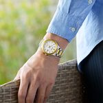 CITIZEN 星辰 限量 光動能八角形經典大三針手錶 送禮推薦-銀x金/38mm BM7624-82A, , large