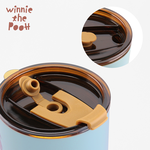 Disney Winnie Stainless Steel Insulated Vacuum Double Drink Cup Set 600ml -  Pink, , large