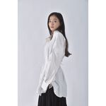 (XL) miyuki select質感寬鬆白色襯衫上衣二手衣, , large