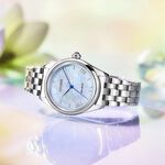 CITIZEN 星辰 L系列 珍珠貝光動能大三針女錶 EM1140-80D, , large