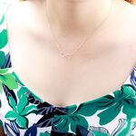 【Angel & Me】Love Infinity s925 sterling silver 18k Rose gold-plated necklace, , large