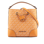 Michael Kors Mercer 塗層帆布束繩設計小款水桶包/蜂蜜黃, , large