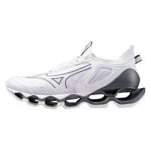 Mizuno Prophecy 男 慢跑鞋 彈力 支撐 緩震 美津濃 白 銀 [J1GC255132]