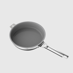 THANKFUL Chef Steel Good Pot Series - 24cm Ceramic Non-stick Frying Pan Set (Includes Detachable Handle), , large