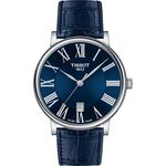 TISSOT 天梭 Carson 羅馬石英錶-藍/40mm T1224101604300, , large