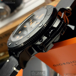 [星晴錶業]GiorgioFedon1919手錶,46mm,GF00084黑色錶面黑錶殼深黑色真皮皮革錶帶款, , large