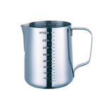 PEARL HORSE Stainless Steel Latte Art Cup with Scale 1000cc – JA-S-081-1000, , large