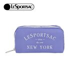 Lesportsac Rectangular Cosmetic 立體長形收納化妝包/ 品牌LOGO 紫羅蘭色, , large