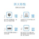 【格藍傢飾】吉爾涼感支撐立體座墊 涼夏 坐墊 沙發座墊, , large
