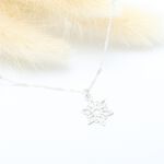 【Angel & Me】Christmas Snowflake Snow s925 sterling silver necklace birthday gift, , large