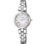 CITIZEN 星辰 Wicca 太陽能晶鑽女錶-銀/23.5mm KP5-611-91, , large