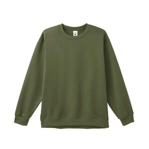 韓版圓領大學T 11-30B01,  韓版圓領大學T-橄欖綠M