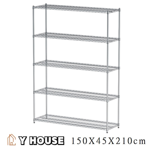 【Y HOUSE】150x45x210cm heavy-duty five-layer iron rack heavy-duty rack heavy-duty iron rack