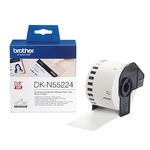 【 BROTHER】兄弟牌  白底黑字 54mm*30.48M 連續標籤帶 / 盒 DK-N55224, , large