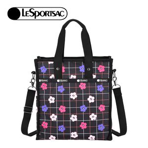 Lesportsac Medium N/S Tote 中型直式托特包/ 花格棋盤