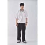 (L) 【范姜彥豐私服】adidas高腰男裝運動棉質直筒黑色長褲二手衣, , large
