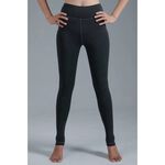 YOGA FLOW Lala Pants - 長版修身踩腳褲 - 深灰紋 Dark Crey, , large
