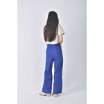 (XL) polo ralph lauren高腰寬鬆藍色長褲二手衣, , large