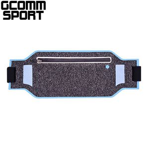 GCOMM SPORT  萊卡輕薄貼身防汗水音樂腰包 淺水藍