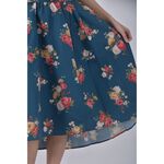 (S) royal party花卉傘擺綠色長裙二手衣, , large