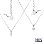 [ides愛蒂思] 情人送禮 守護系列10分E/VS1八心八箭EX車工鑽石項鍊鎖骨鍊/經典六爪（刻字墜2選1） 款式選項請於訂單備註, , large