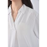 (S) uniqlo白色長袖上衣二手衣, , large