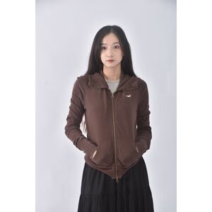(S) hollister質感棕色外套二手衣
