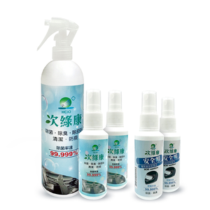 [次綠康]車內使用除菌液350mlx1+60mlx2+安全帽用除菌液60mlx2