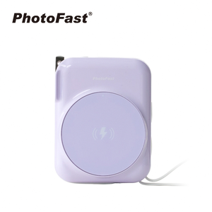 【PhotoFast】ALLDAY Charging Qi2 Multi-Function Power Bank-Purple