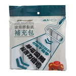 熊圓滾筒膠黏紙補充包-60周-4入x6包, , large