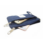 【YUN JOIN 】Travel 日系織面多功能手挽收納包-黑色 萬用包 手拿包 手挽包 化妝包 隨手包 錢包, , large