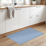 【Monster】 QQ Extra-Thick Oil-Resistant & Anti-Stain Kitchen Mat (80x50cm) – Light Blue, , large