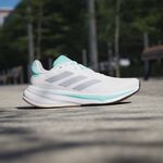 Adidas Response Super 女 慢跑鞋 運動鞋 透氣 緩震 白 水藍 [JI4639], , large