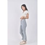 (M) ya高腰丹寧牛仔質感藍色長褲二手衣, , large